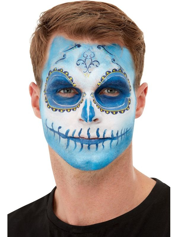 Smiffy Make-Up FX, Day Of The Dead Kit, Aqua - Afbeelding 3