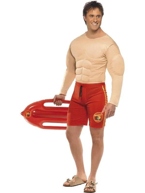 Smiffy Baywatch Lifeguard Heren - Afbeelding 3