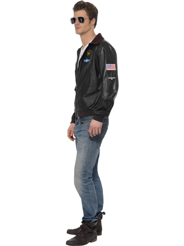 Smiffy Top Gun Bomber Jacket - Afbeelding 2