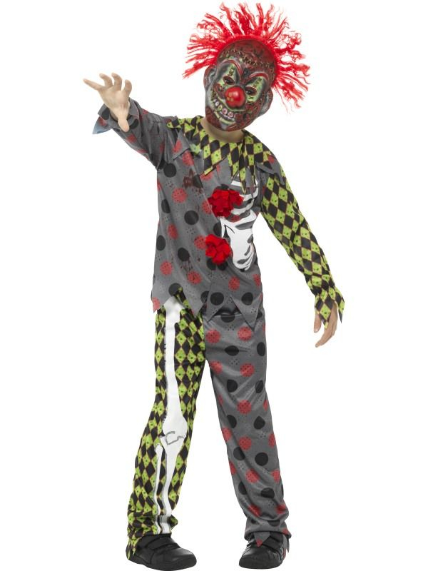 Smiffy Deluxe Twisted Clown Kinder Kostuum