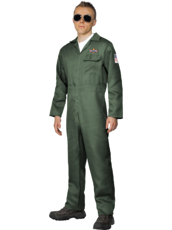 Smiffy Aviator Piloten Heren Kostuum - Afbeelding 2