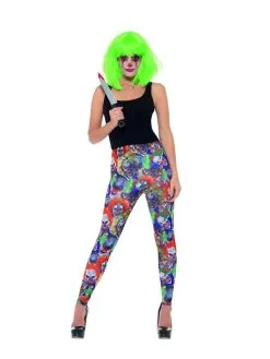 Smiffy Creepy Clown Legging