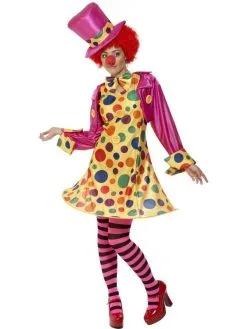 Smiffy Polka Dot Clown Dames Kostuum