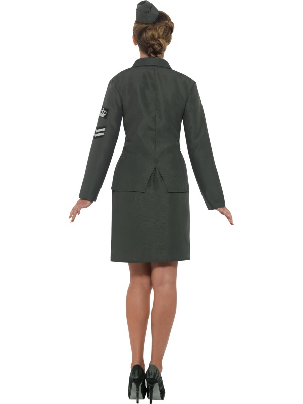 Smiffy WW2 Army Girl Kostuum - Afbeelding 3