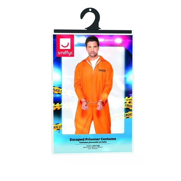 Smiffy Gevangenen Boeven Kostuum - Afbeelding 4