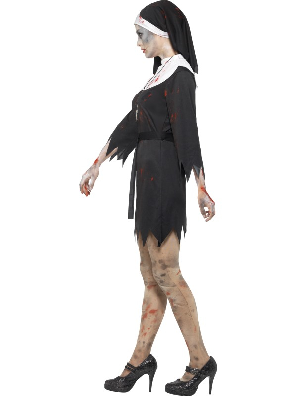 Smiffy Zombie Non Horror Zuster Kostuum - Afbeelding 3