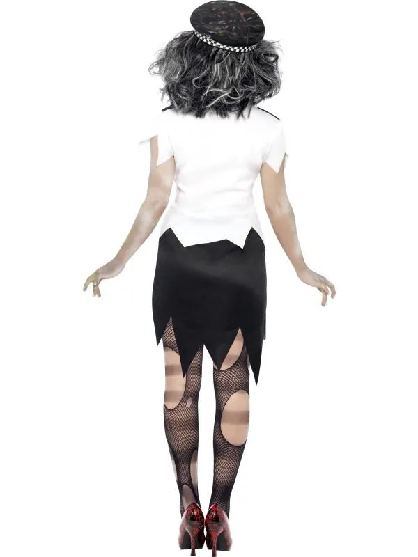 Smiffy Zombie Politieagente Halloween Kostuum - Afbeelding 3