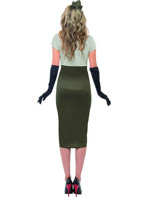 Smiffy WW2 Army Pin Up Dames Legerpakje - Afbeelding 2