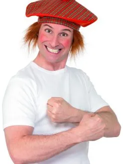 Smiffy Tam-O-Shanter Hoed Met Haar