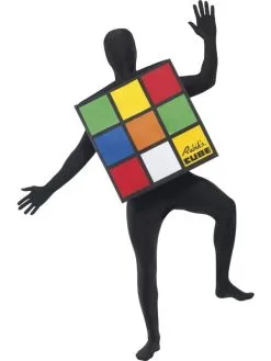 Smiffy Rubik's Cube Unisex Verkleedkleding