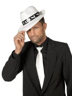 Al Capone Hoed Wit Met Band