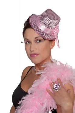 Chique Paillettenhoed Mini Met Clip