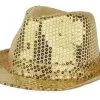 Gangsterhoed Pailletten Goud
