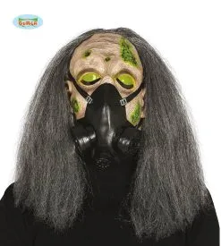 Gasmasker Horror Met Haar