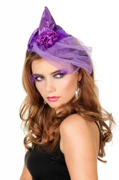 Haarband Met Heksenhoed En Tule