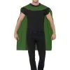 Helden Cape Met Masker Groen