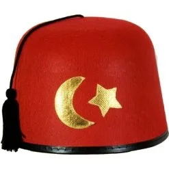 Hoed Fez Met Symbolen