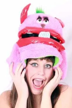 Hoed Partymonster Pink
