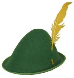 Hoed Tirol Vilt + Pluim