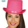 Hoge Hoed Satijn Roze