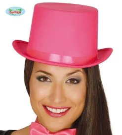 Hoge Hoed Satijn Roze