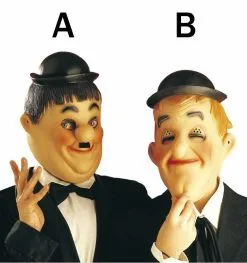 Masker Laurel & Hardy