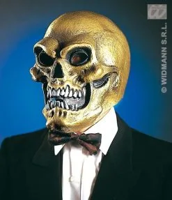 Masker Schedel Goud