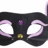 Oogmasker Zwarte Kat Met Roze Glitter