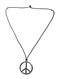 Peace Ketting Zilver