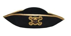 Piratenhoed Doodskop Gouden Rand