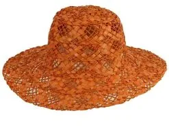 Strohoed Dame Oranje