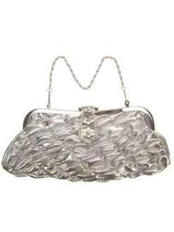 Tasje Zilver Met Korte En Lange Ketting