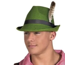 Tirolerhoed Vilt Falco Groen