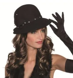 Wolvilt Dameshoed Zwart Elite